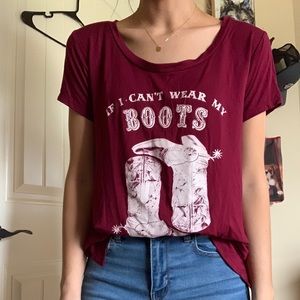 Western style t-shirt